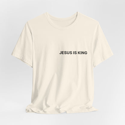 Jesus Is King T-Shirt — Minimal Christian Faith Tee