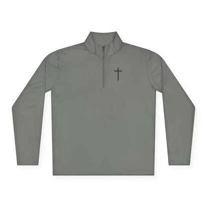 Christian Quarter-Zip Pullover — Faith-Inspired Athletic Top