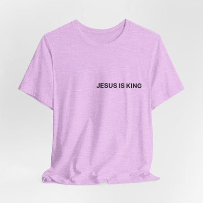 Jesus Is King T-Shirt — Minimal Christian Faith Tee