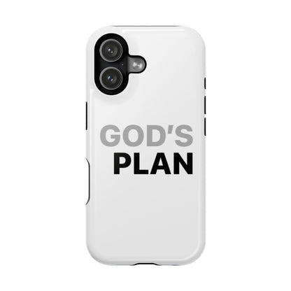 God's Plan Magnetic Impact-Resistant Phone Case — Protective Christian Faith Case