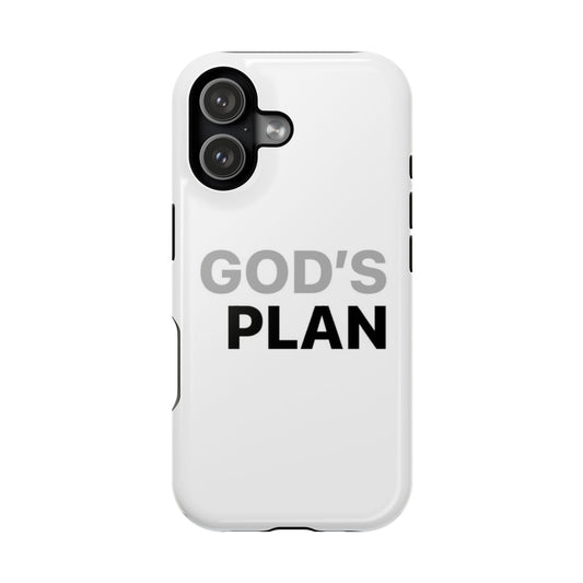 God's Plan Magnetic Impact-Resistant Phone Case — Protective Christian Faith Case