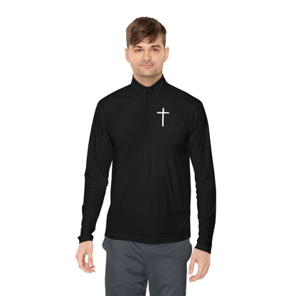 Christian Quarter-Zip Pullover — Faith-Inspired Athletic Top