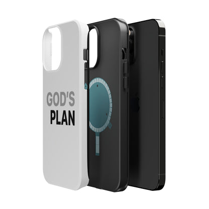 God's Plan Magnetic Impact-Resistant Phone Case — Protective Christian Faith Case