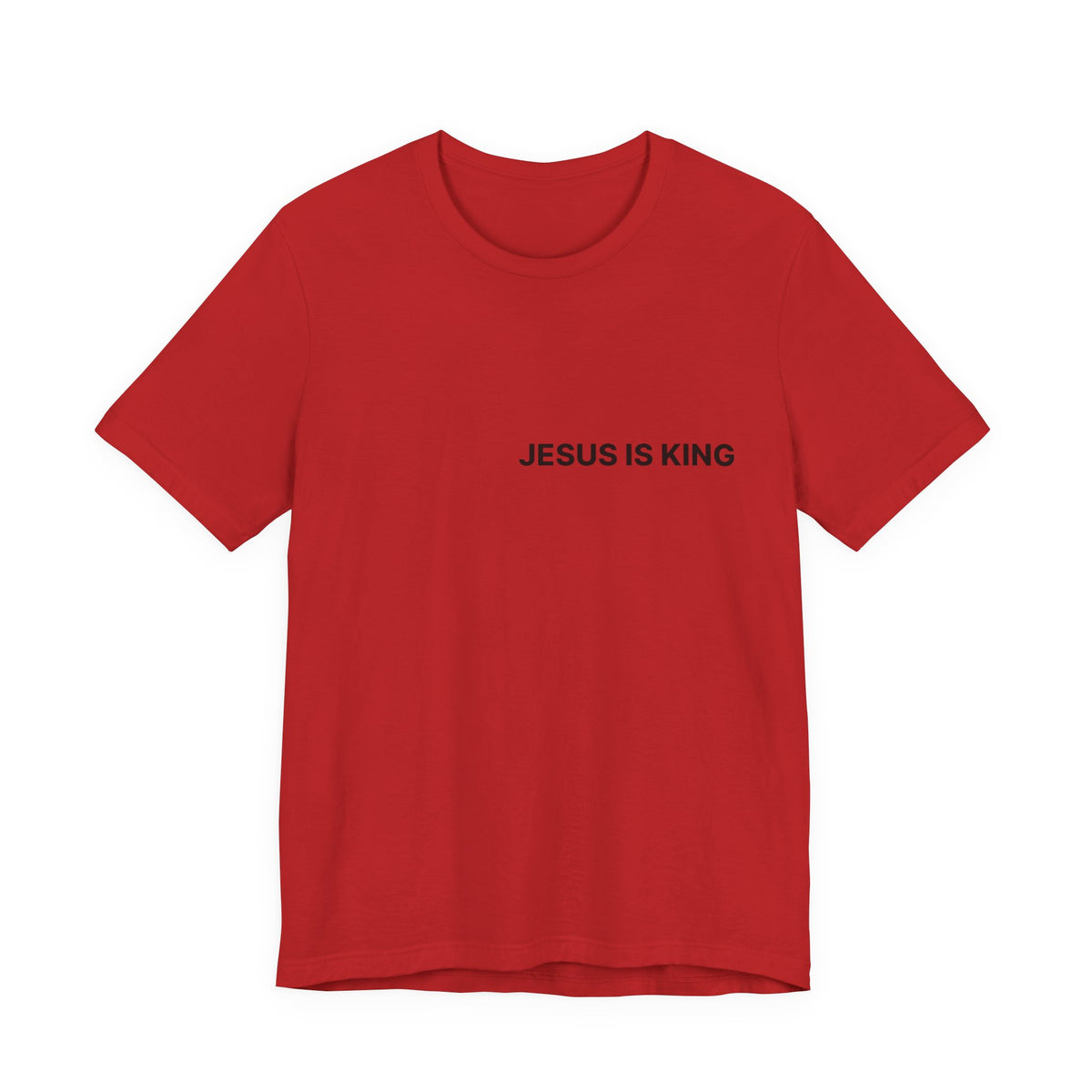 Jesus Is King T-Shirt — Minimal Christian Faith Tee