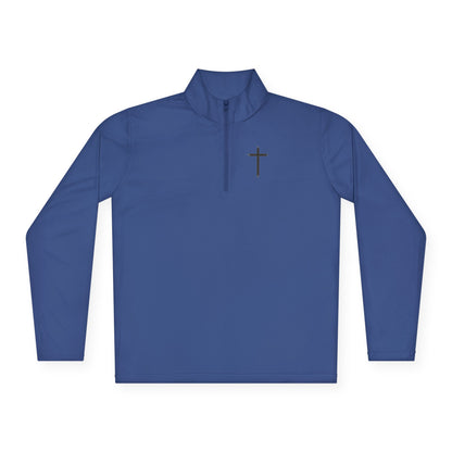 Christian Quarter-Zip Pullover — Faith-Inspired Athletic Top