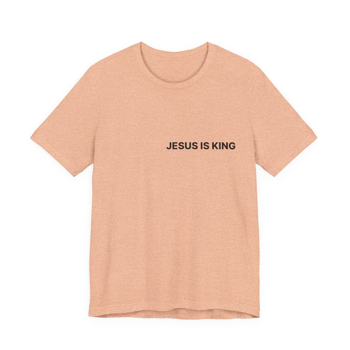 Jesus Is King T-Shirt — Minimal Christian Faith Tee
