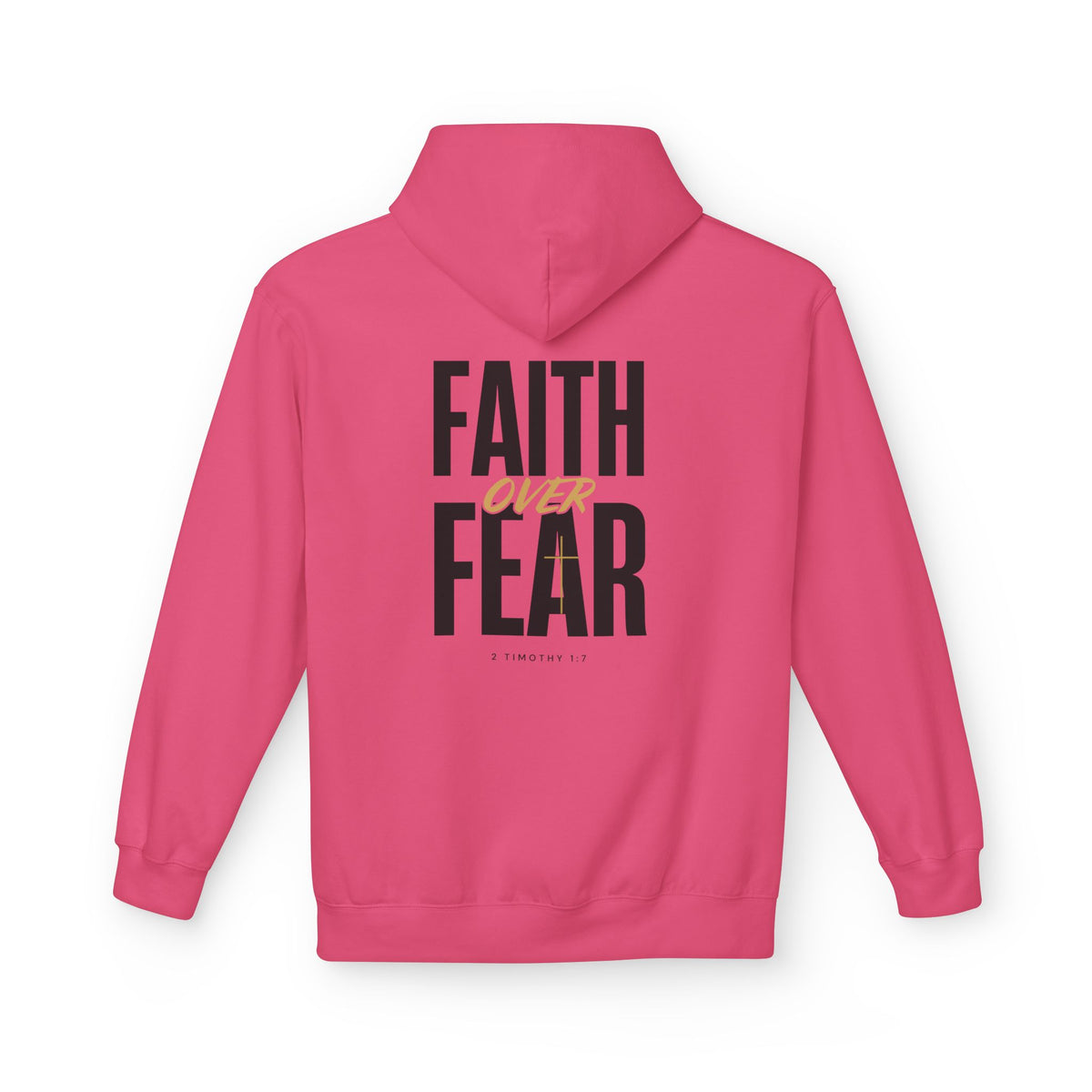 Faith Over Fear Hoodie — Inspirational Christian Pullover