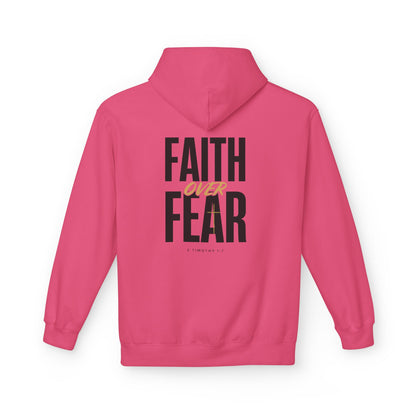 Faith Over Fear Hoodie — Inspirational Christian Pullover