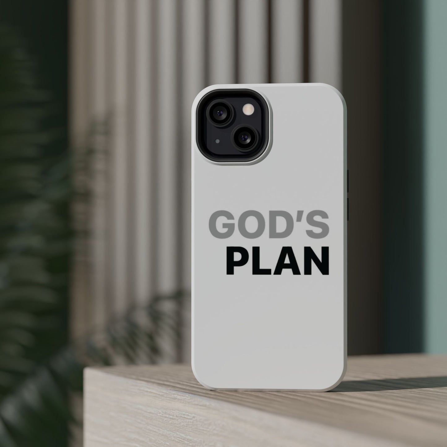 God's Plan Magnetic Impact-Resistant Phone Case — Protective Christian Faith Case