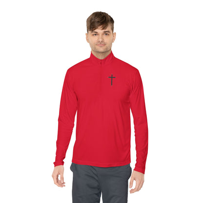 Christian Quarter-Zip Pullover — Faith-Inspired Athletic Top