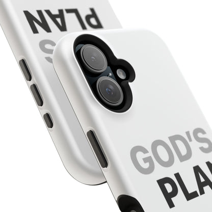 God's Plan Magnetic Impact-Resistant Phone Case — Protective Christian Faith Case